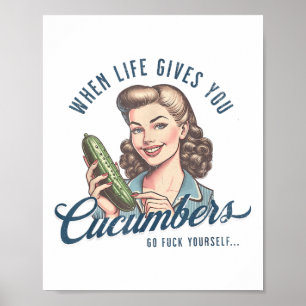Poster Piada Adulta Quando A Vida Lhe Dá Humor Humor De P
