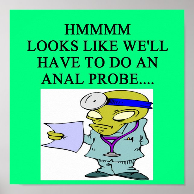 Poster piada alienígena (Frente)