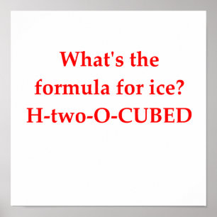 Poster piada da química