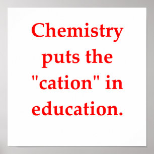 Póster piada da química