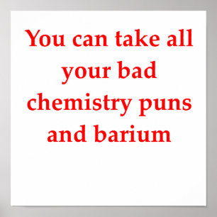 Póster piada da química