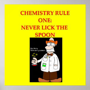 Póster piada da química