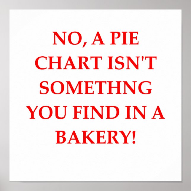 Póster piada de matemática engraçada (Frente)