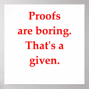 Póster piada de matemática engraçada