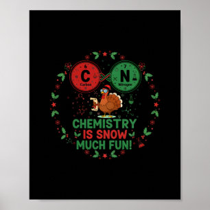 Poster Piada de Química de Natal Peru Ciência Pun 67 Me