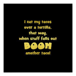 Póster Piada Divertida de Tortilla Boom