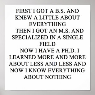 Póster Piada do PHD