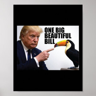 Poster Piada Donald Trump Uma Grande e Linda Conta