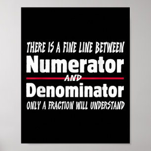 Poster Piada engraçada de professor de matemática homens 