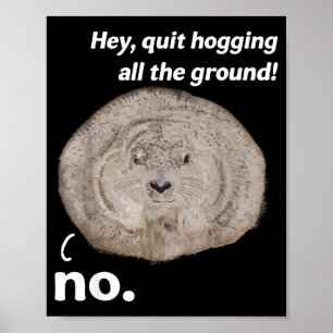 Poster Piada engraçada do Groundhog Dia do Groundhog Cita