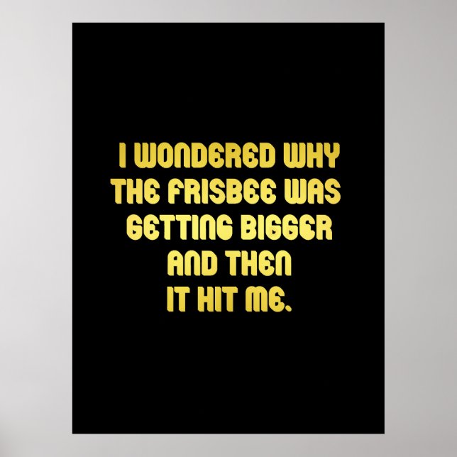 Poster Piada Funny Frisbee (Frente)