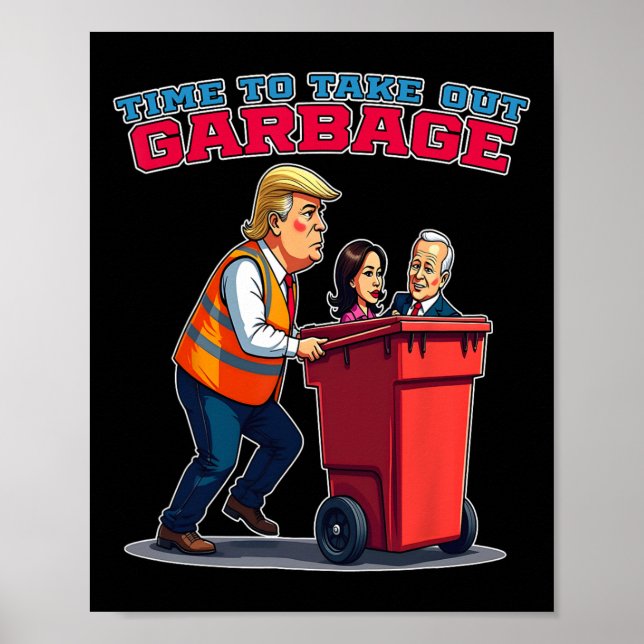 Poster Piada Para Trump Mega E Mgga 2024  (Frente)