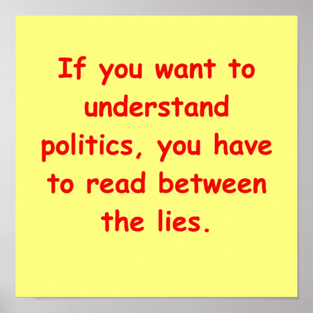 Póster piada política (Frente)