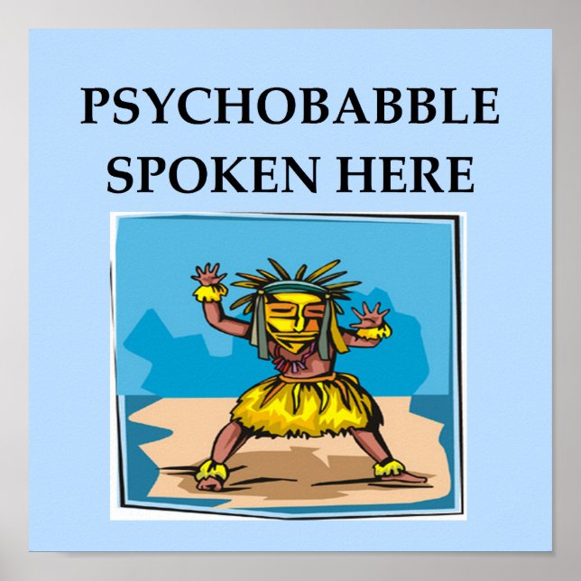 Poster piada psicológica (Frente)