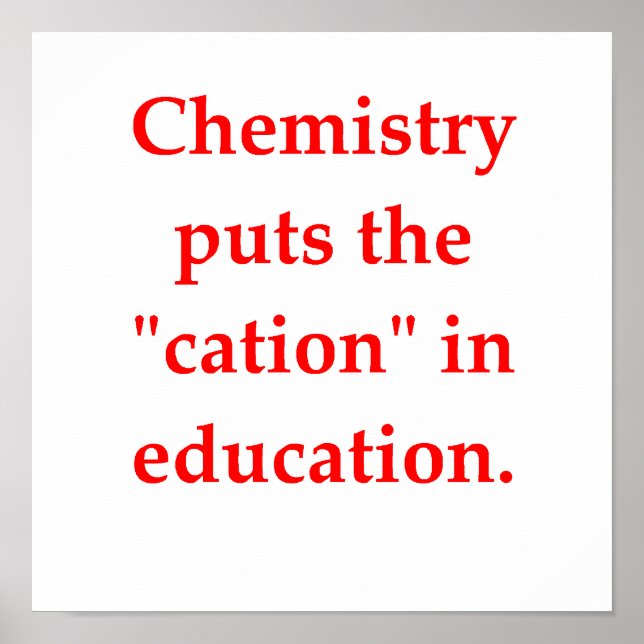 Póster piada química (Frente)