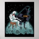 Poster Pianista Grande Pianista Pianista Pianista Gift As<br><div class="desc">Piano Piano Gift Kids Pianista Gift Astronauta Música Piano</div>