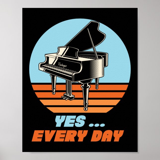 Poster Pianista Sim... Todos Os Dias (Frente)