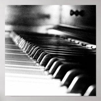Póster Piano