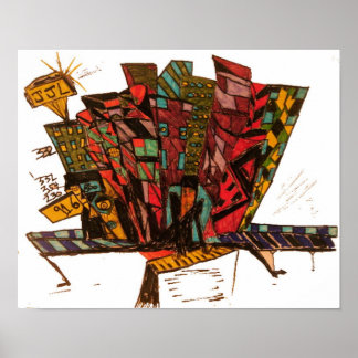 Póster piano 916 tinta
