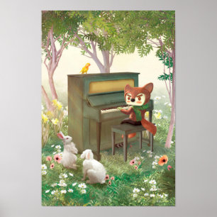 Poster Piano da Floresta