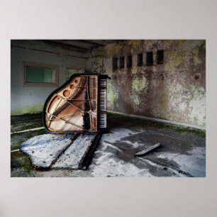 Póster Piano inoperante
