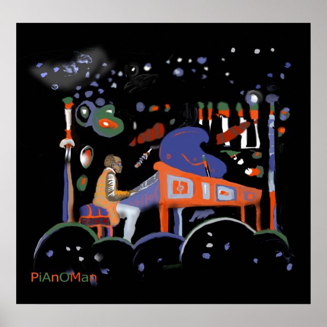Póster ** PiAnO MaN ** (Frente)