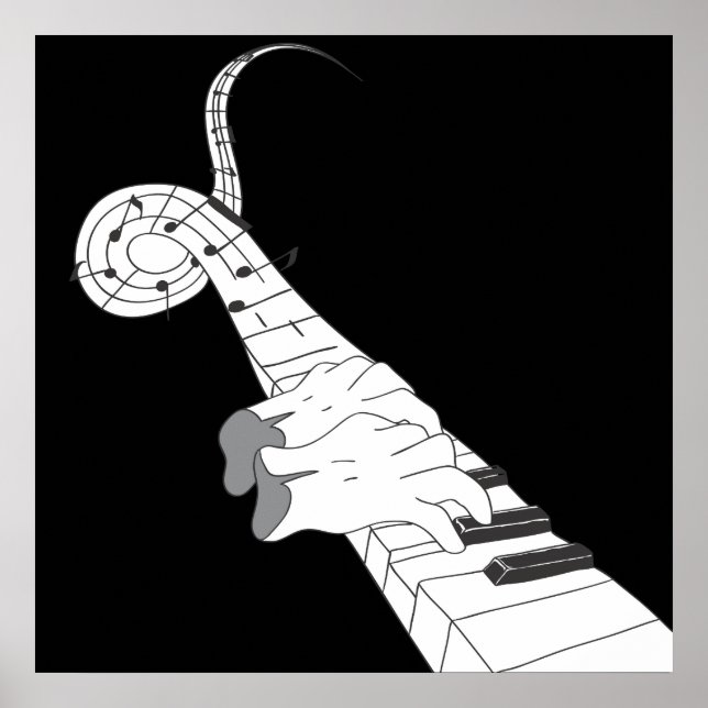 Poster Piano Music (Frente)