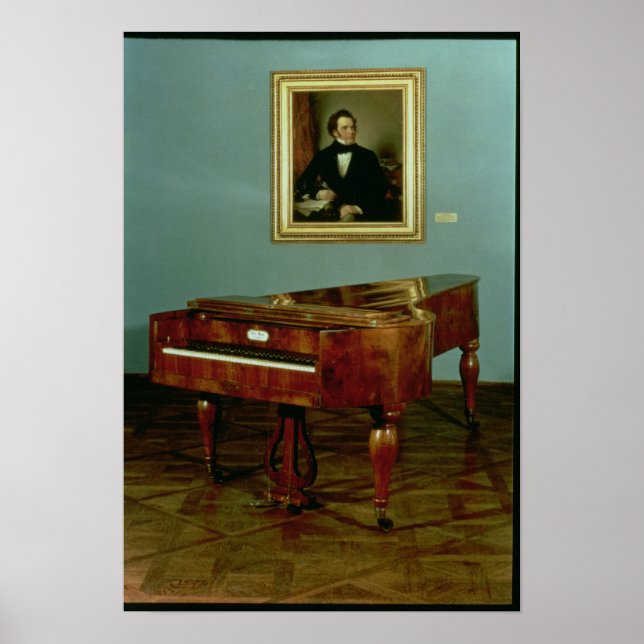 Póster Piano pertencente a Franz Peter Schubert (Frente)
