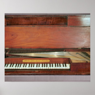 Póster piano quadrado, 1767 (foto)