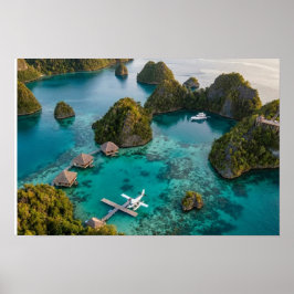 Poster Piaynemo Raja Ampat Islands Paradise View Art