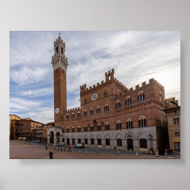 Poster Piazza al Campo Siena (Frente)