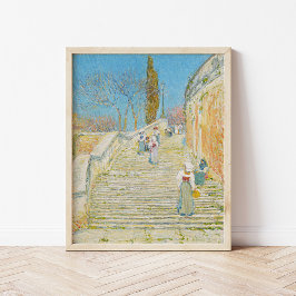 Poster Piazza di Spagna, Roma | Childe Hassam