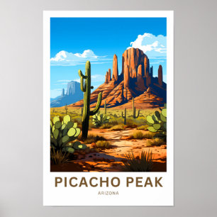 Poster Picacho Peak Arizona