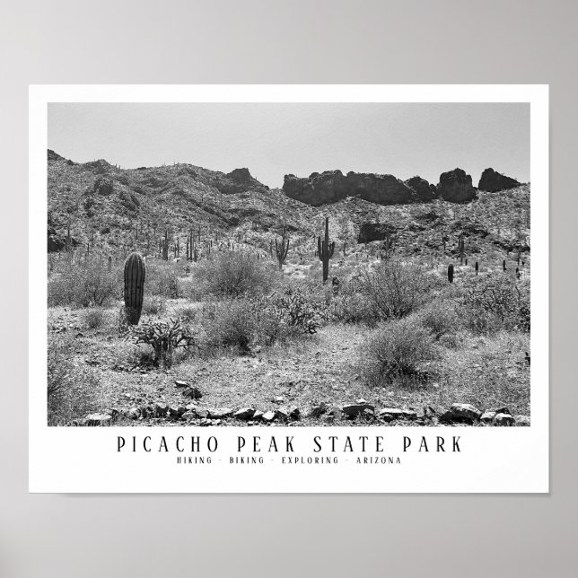 Poster Picacho Peak State Park KeepsaArizona (Frente)