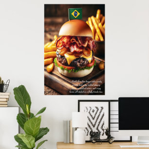 Poster Picanha Burger 24x36
