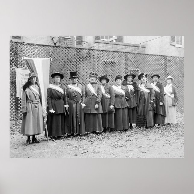 Poster Pickets Suffragette: 1917 (Frente)