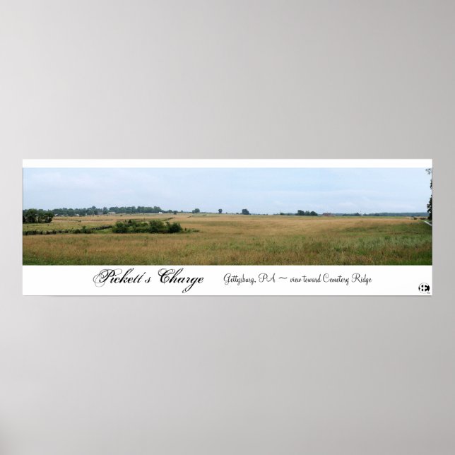 Póster Pickett Charge Panorama (Frente)