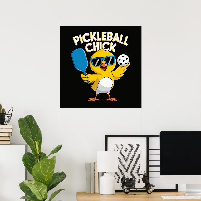 Poster Pickle ball Pickleball Franga (Escritório em casa)
