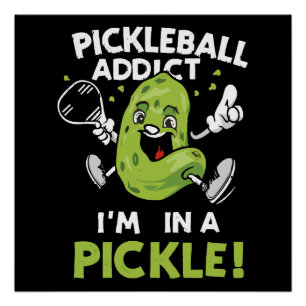 Póster Pickleball-Engraçado