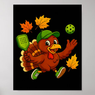 Poster Pickleball pickle bola peru thanksgiving outono