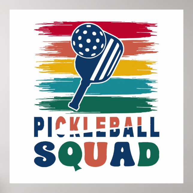 Poster Pickleball Players Gift Idea (Frente)