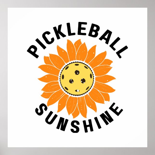Poster Pickleball sol (Frente)