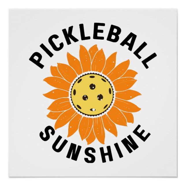 Póster Pickleball sol (Frente)