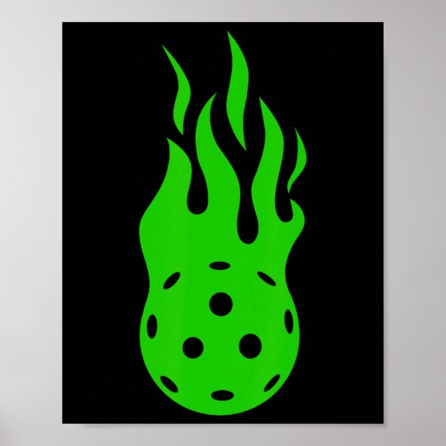 Poster Picklell Flame - Pickleller Tênis Pickleller Pickl (Frente)