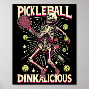 Poster Picklell Halloween Skeleton Engraçado Picklell Pad