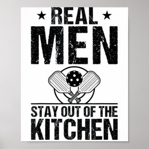 Poster Picles legal homens de verdade ficam fora da cozin