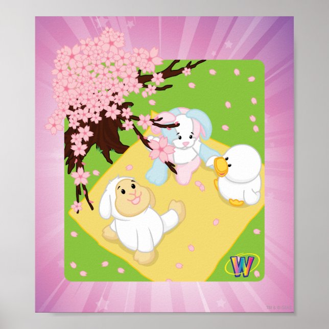 Póster Picnic de Celebração de primavera (Frente)