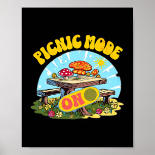 Poster Picnic Vibe Mesa Picnic Festa de aniversário pique