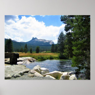 Poster Pico da Catedral em Tuolumne Meadows, Yosemite, CA