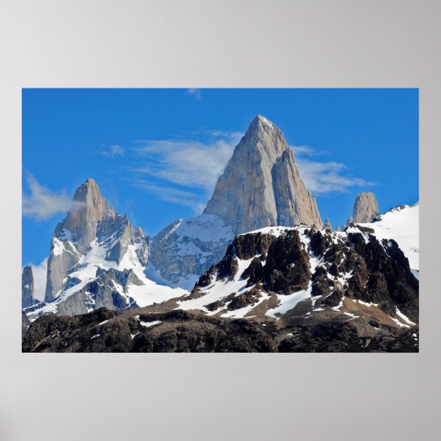 Poster Pico de montanha (Frente)